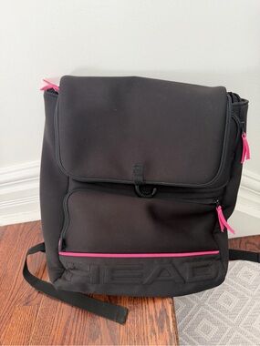 HEAD Coco Gauff Tennis Backpack Sport Luxe Black Pink Rare